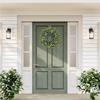 Hua Ying Fu Green Plant Combination Door & Window Hanging Ornament with Money Leaf & Eucalyptus Wreath