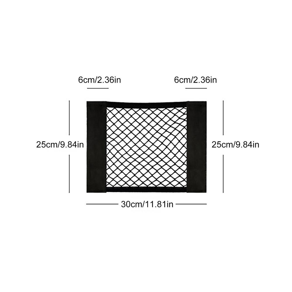 Cargo Net For SUV Trunk Organizer Car Cargo Net Small Car Storage Net Elastic Seat Storage Mesh Interior Accessories For SUV
