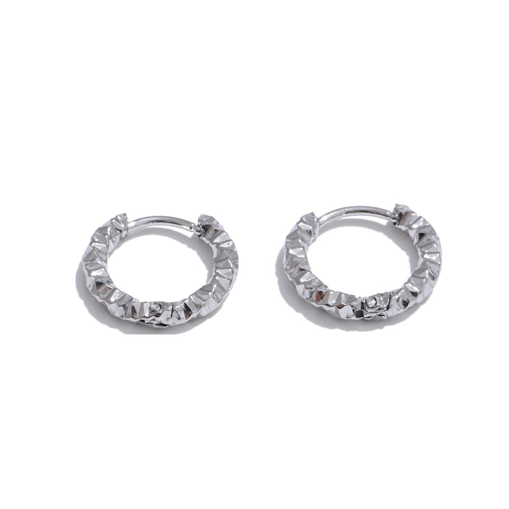 

Yhpup 20/15mm Round Daily Wear Hoop Earrings Waterproof Jewelry Women Minimalist Stainless Steel Popular Wholesale Accessories