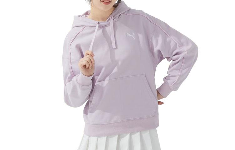 PUMA Sweatshirts Women s Purple Hooded Moderate Other 682158-60 L