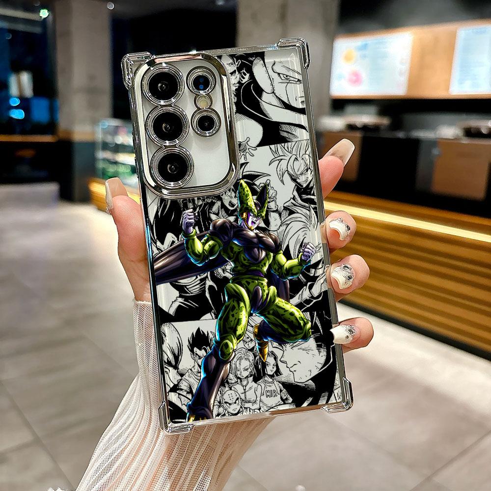 Japoniško Anime D-Dragon Balls dėklas Galaxy S26 Ultra telefonui Dėklas Samsung S26 S25 S24 S23 S21 Ultra S20 FE S25 Plus Dangtelis