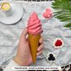 1-piece Set, Simulated Sauce Coated Plastic Ice Cream Model, Ice Cream Shop Display Prop, Photography Stage Prop