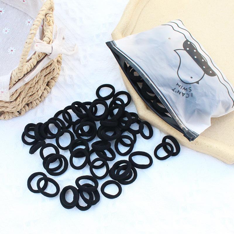 100pcs/Set Girls Candy Colors Elastic Rubber Band Hair Bands Children Baby Nylon Headband Scrunchies Kids Hair Accessories