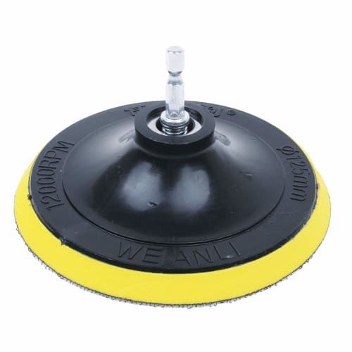 AUTOTOOLHOME Disc Sandpaper, Magic Sandpaper, Round, 125mm Diameter, 8 Holes, M10 Hex Shank (60#/80#/120#/180#/240#/400#/600#/800#), Total of 81 Piece