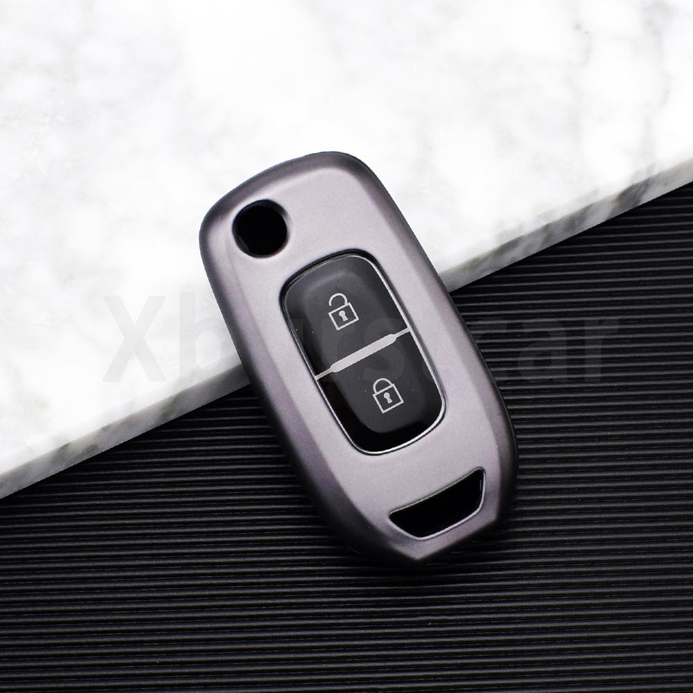 Tpu Remote Flip Key Case Fob Shell Cover Holder For Renault Kadjar Captur Symbol Koleos Megane 2/3 Buttons