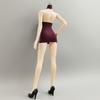 HAMRETHYPPZ 1/6 Scale Costume, 1/6 Scale Figure Clothes, Female, Sexy Dress, Sexy Miniskirt (Body, Head, Shoes, Etc. Not Included) (Dark Red)