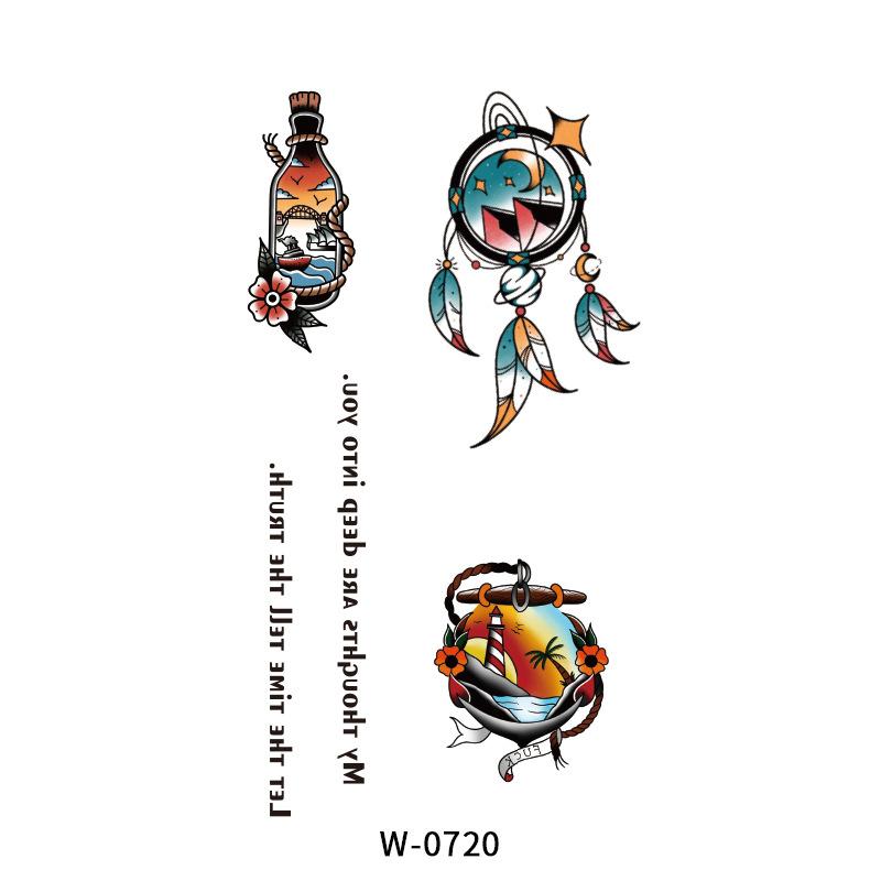 Cartoon Tattoo Sticker Disposable Tattoo Sticker Ins Waterproof Tattoo Sticker Tattoo