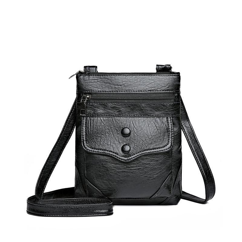 Women's Mini Messenger Bag Multifunctional Small Square Bag Fashion Retro Medium and Old Shoulder Change Bag Women