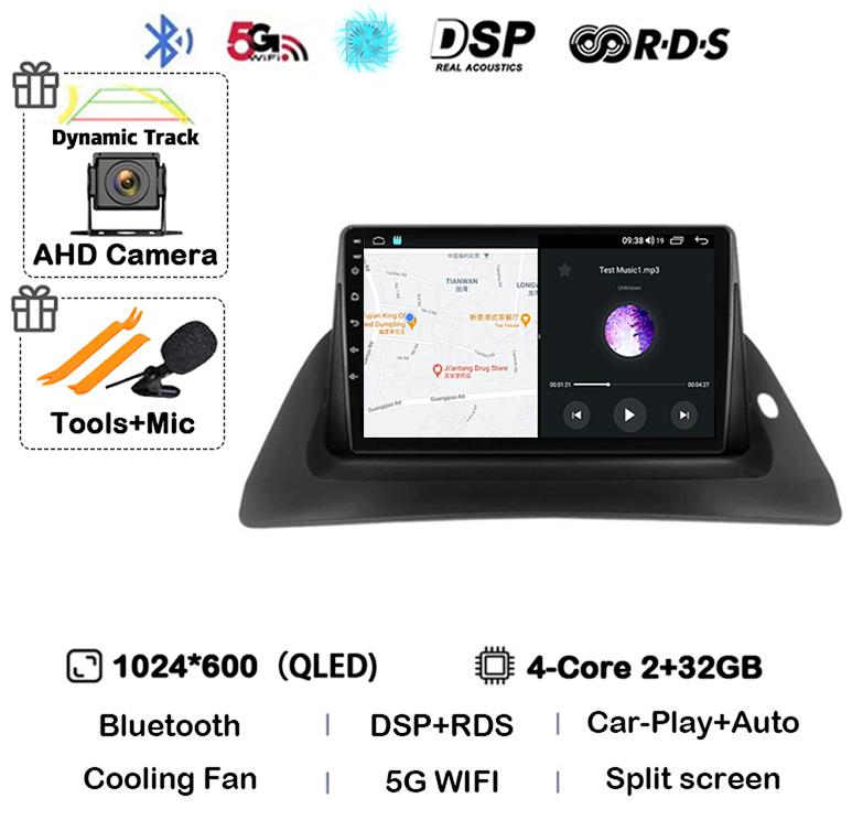 

Android 14 Carplay Auto 4G+WIFI для Renault Kangoo 2009-2012 2015 2016 2017 2018 автомобильный радиоприемник мультимедиа стерео видеоплеер GPS BT