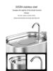 3.2L Stainless Steel Automatic Pet Water Fountain for Cats and Dogs