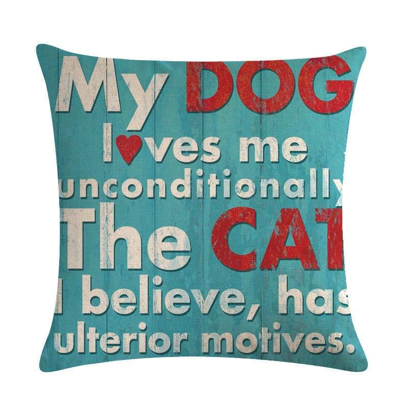 Versatile Cotton Linen Pillow Cover For Sofa Chair Car Seat Decoration