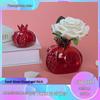 Handmade Japanese Pomegranate Glass Vase - Mini European Style for High-End Floral Arrangements
