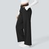 Fashion Women's Casual Color Pocket Loose Slim Straight Suit Pants