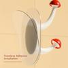 Waterproof Self-Adhesive Hooks Heavy Duty Mushrooms Coat Rack Hooks Storage Rack  Household