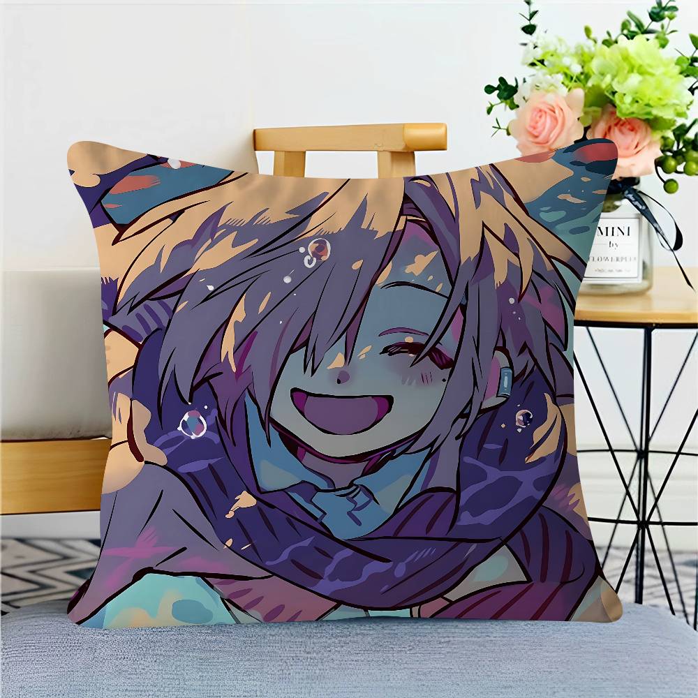 Anime M-mitsuba Pillowcase Bedroom Sofa Decorative Cushion Cover With Zipper Soft Cushion Cover