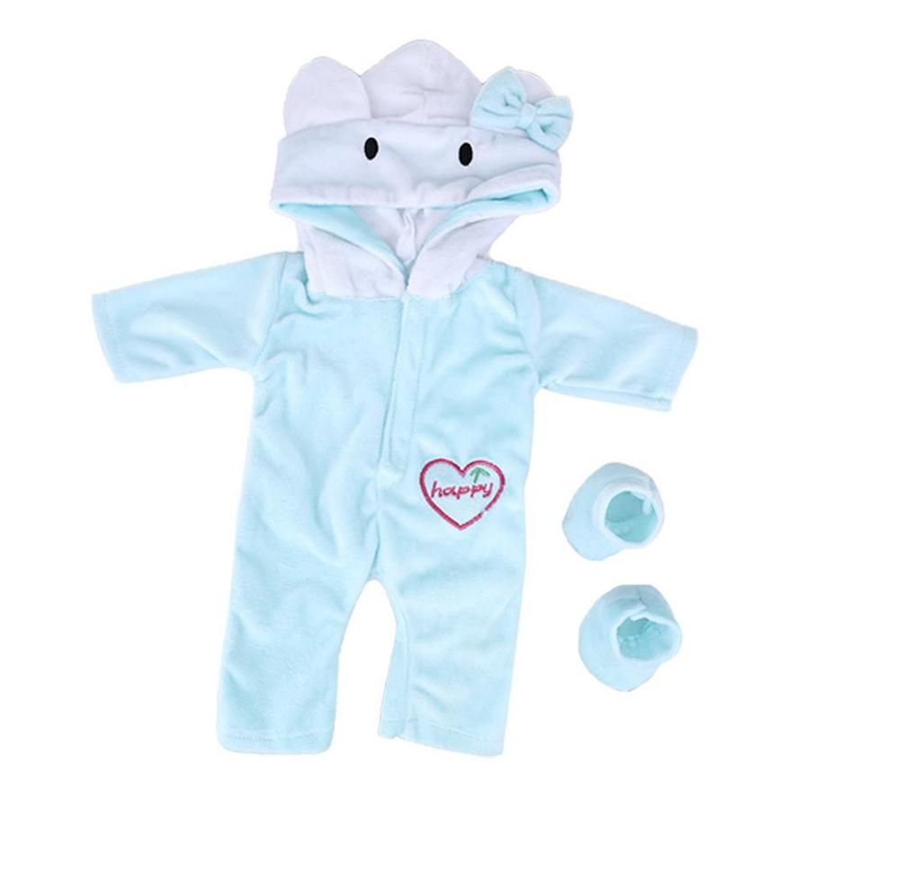 43cm Xiafu Doll Cartoon Jumpsuit & Accessory Set