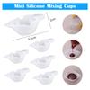 Easy Clean Silicone Resin Measuring Cups Tool Kit with Stir Sticks Pipettes Spatula Finger Cots for Epoxy Resin Mixing Supplies