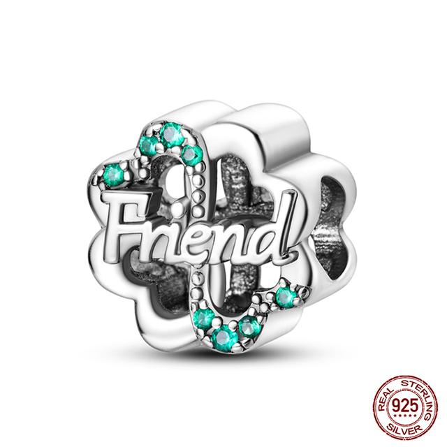 Prawdziwe 925 Sterling Silver kolorowy motyl sowa wróżka wisiorki koraliki Fit Fasion 925 oryginalne bransoletki naszyjniki Fine DIY biżuteria