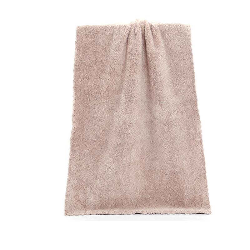 35x75cm Coral Velvet Polyester Brokátový ručník Měkký savý Pohodlný dárek Bytový textil Koupelnové potřeby