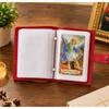 Katholischer Faux-Leder-Heiligenkartenhalter mit Druckknopfverschluss, Taschenformat-Gebetskarten-Organizer für religiöse Andacht und Kartenaufbewahrung