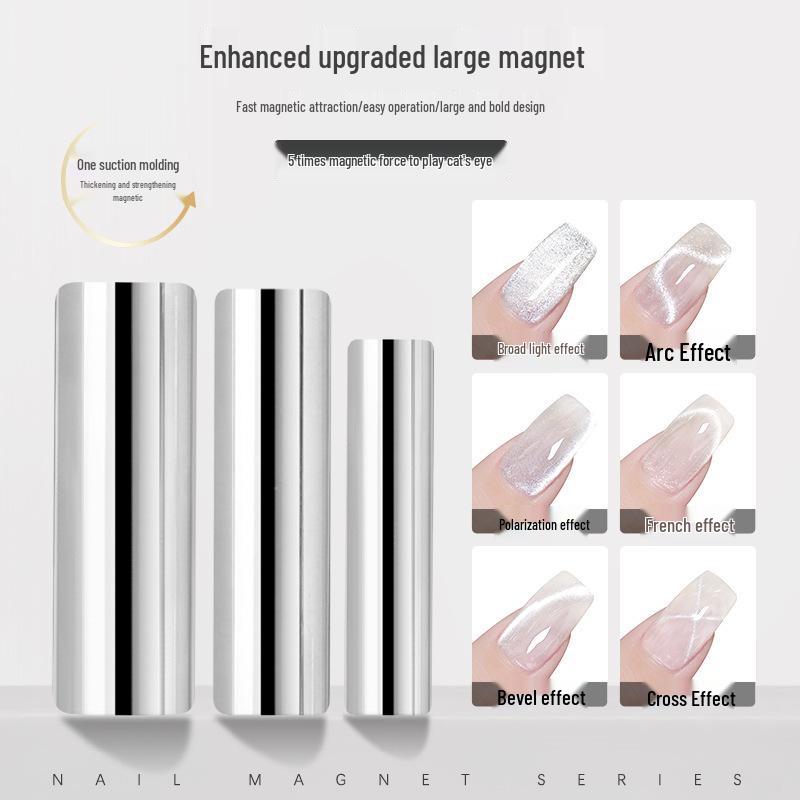 Nail Art Magic Wand: Double-Headed Cat Eye Gel Thickened Magnet