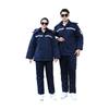Autumn Winter Cotton Padded Anti-static Reflective Cold-resistant Workwear Overalls with Print Embroidery