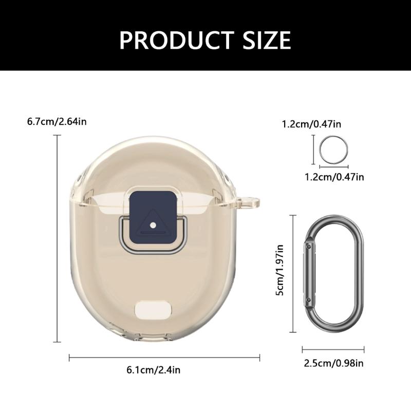 Headphone Cover Shockproof Case Skin Antiscratch Guard Washable Soft Housing Shell Damage Prevention Suitable for Buds 2