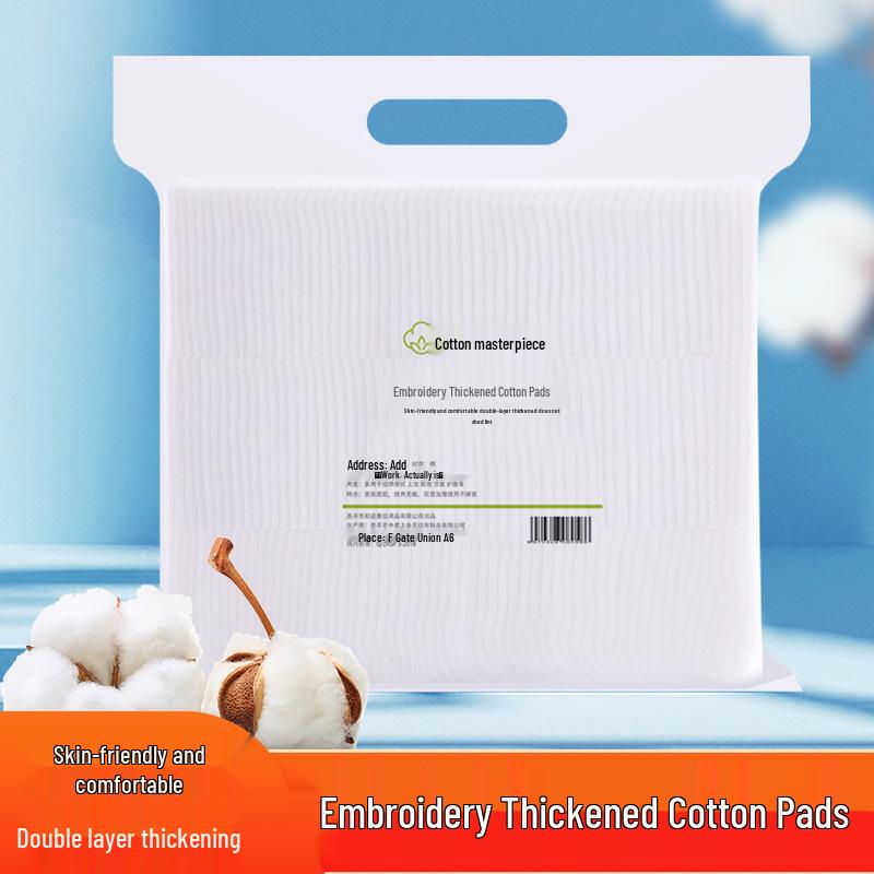 500 Thickened Cosmetic Cotton Pads for Permanent Makeup - Degreased, Wet Beauty Disposable Makeup Remover