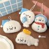 Plush Animal Key Pendant Soft Stuffed Bag Charm Seal Plush Keychain  Shop Visit and Check-in