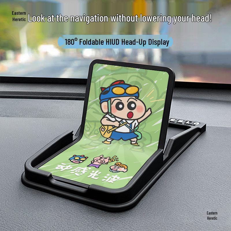 Cartoon Car Dashboard Phone Holder with Anti-slip Mat