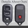 Key Fob Keyless Entry Fits for Toyota Camry 2002-2006 / Matrix Pontiac Vibe 2003-2008 / Sienna 1999-2003 /Solara 02-03 Remote Control Replacement