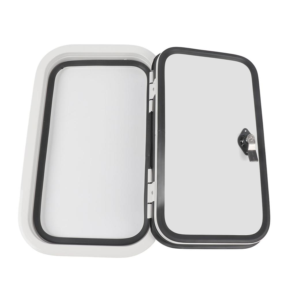 RV Baggage Door H500 W300mm Rounded Corner UV Protection Access Storage Door for Trailer