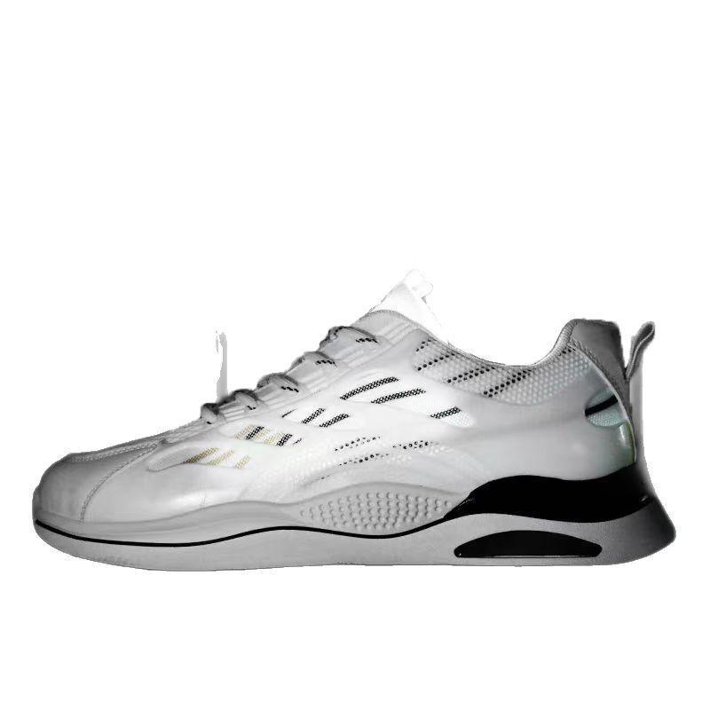 Men's Shoes New Summer Youth Mesh Breathable Sports Shoes Casual Running Versatile Flat Dad Shoes