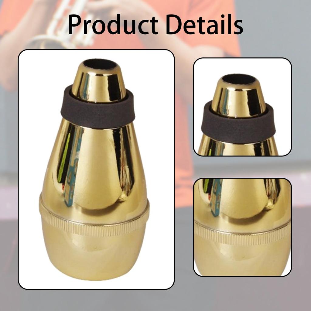 Trumpet Mute Simple Installation Trumpet Acessories BB Trumpet Practice Mute Fits BB Trumpet Trumpet Straight Mute for Stage