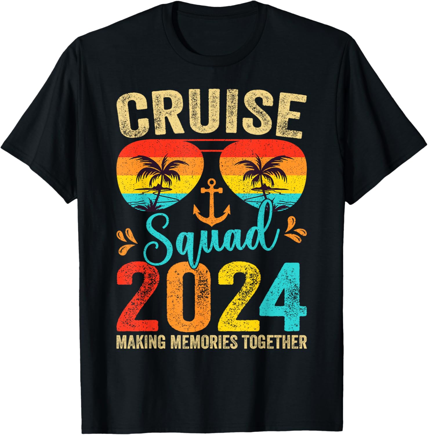Cruise Squad 2024 Summer Vacation Matching Family Group T-Shirt S