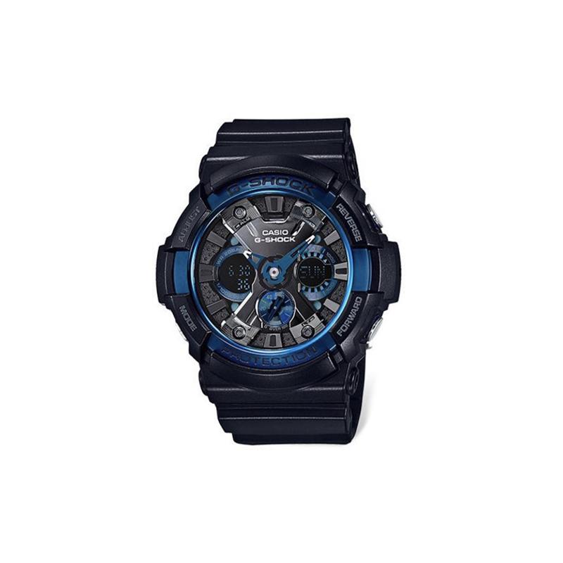 

Casio G-SHOCK Theme Series Fashionable Retro Street Classic Pointer Dual Display Dial Waterproof Movement Quartz Movement Resin Strap GA-200CB-1APR чёрный