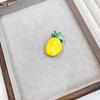 Wei Yi Jewelry Acetate Fruit Series Hair Claw Clip - Cute Small Size, High-End Hair Accessory for Flyaway Bangs