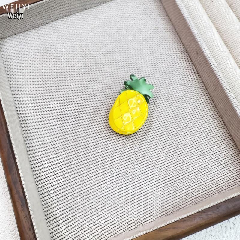 Wei Yi Jewelry Acetate Fruit Series Hair Claw Clip - Cute Small Size, High-End Hair Accessory for Flyaway Bangs