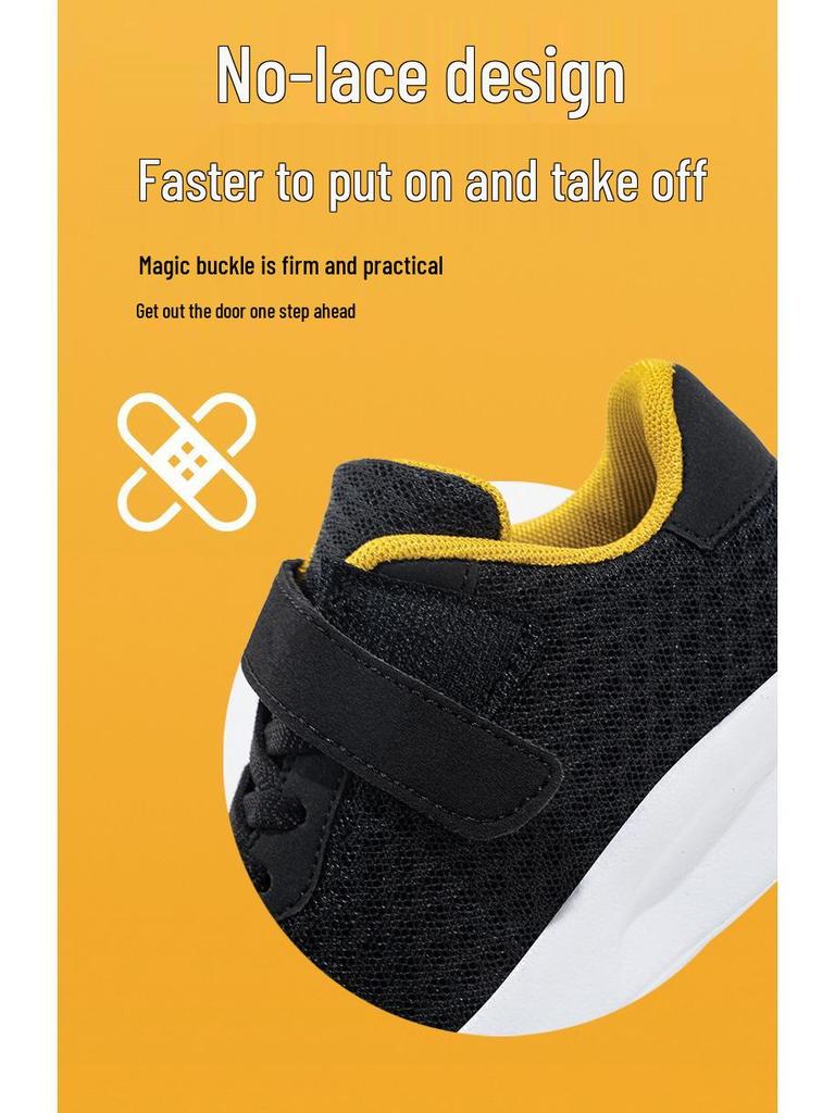 Boys & Girls Lightweight Breathable Sports Shoes, Double Mesh, Ages 7-12, Spring & Autumn Versatile Running Sneakers.