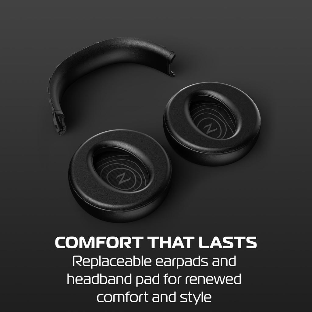 Zildjian Perfect Tune Wireless Noise Cancelling Bluetooth NAZLFZXHP0012 ALCHEM-E Over-ear Headphones, 5.3, 45-Hour Playback,