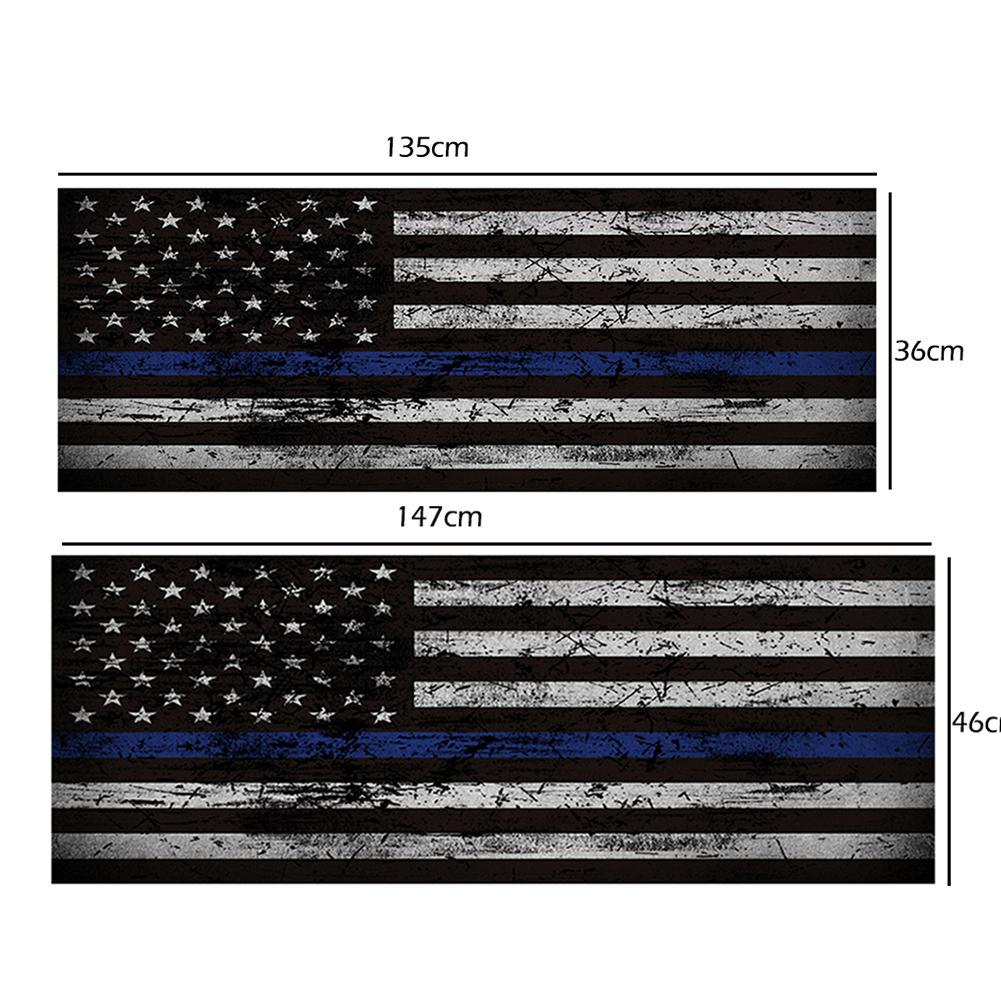 20/"x35/" USA Flag Style Car Hood Engine Cover Graphics Decal Sticker Waterproof