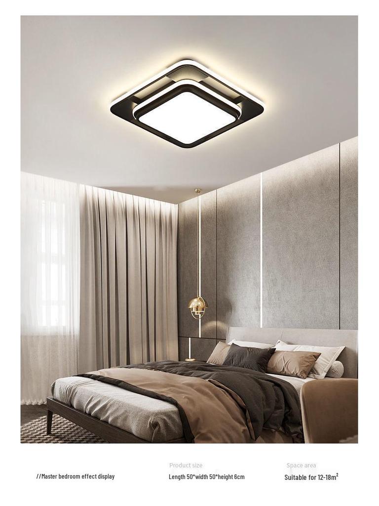Modern Minimalist LED Rectangular Ceiling Light for Living Room, Hall, Bedroom, and Restaurant