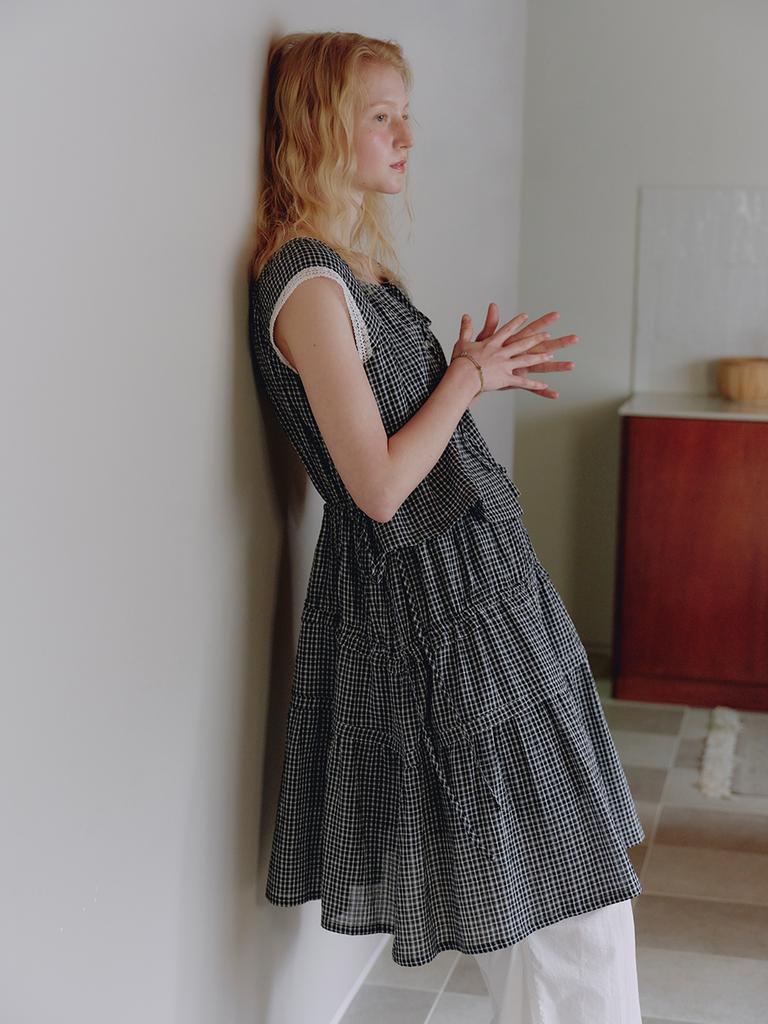 Mwimwieleu Front To Back Reversible Tiered Dress Mu2635Op313M