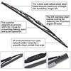 Replacement For Chevrolet Silverado 1500 2500 3500 Windshield Wiper Blades - 22"+22" Front Window Wiper - Fit 1999-2006 -2024 Vehicles - OTUAYAUTO
