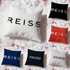 British Brand R-Reiss Cushion Cover Premium Comfort Reversible Pillow Cove -Two In One Design for Any Room & Car Interior