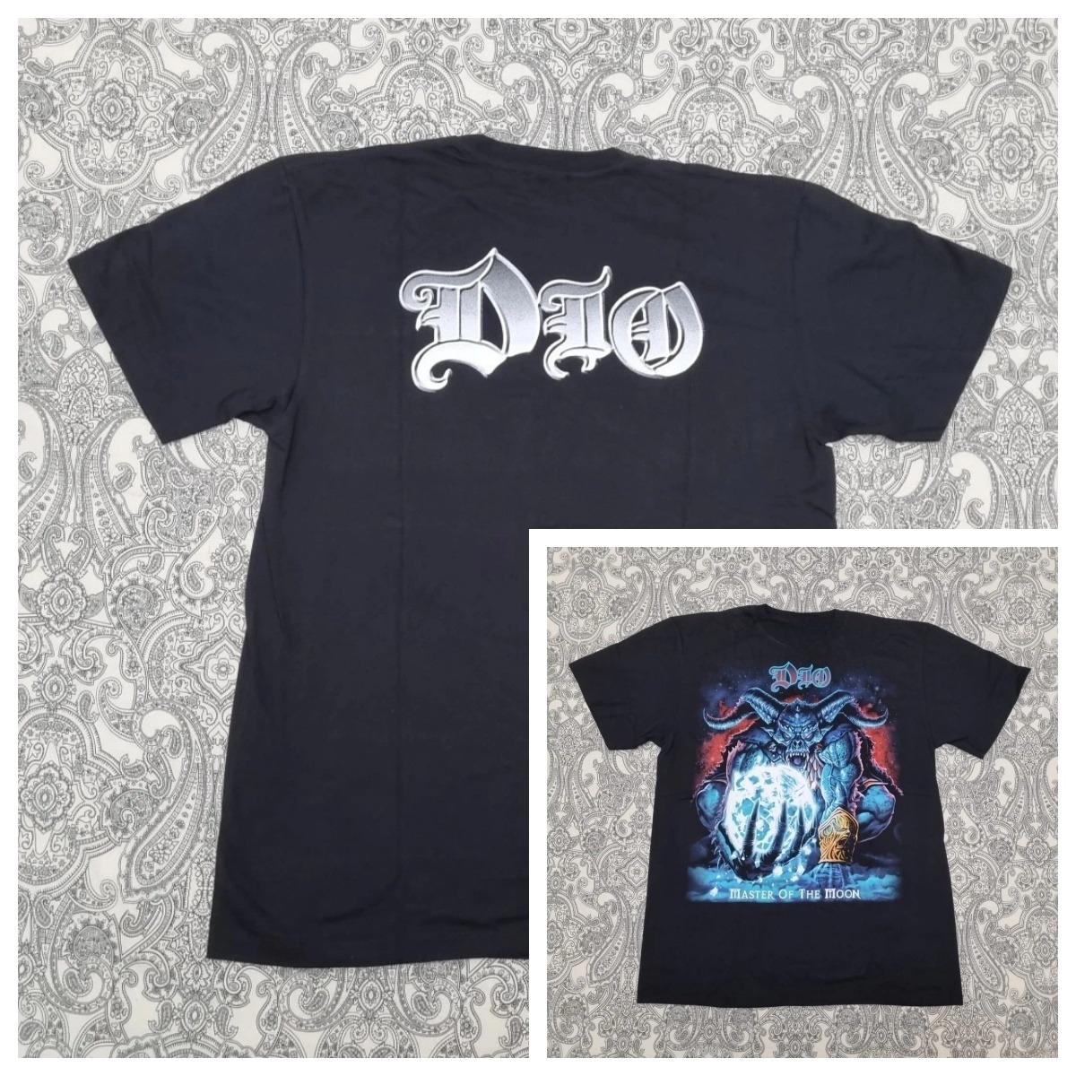 

Dio Master of The Moon T Shirt Size Large Graphic Print New Concert Tour 2004 High-end Luxury Is for Both Men and Women Top Y2k 4XL