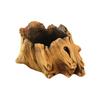Home Decoration Imitation Wood Flowerpot Cement Pile Log Planter  for Herbs Strawberries