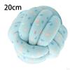 Knot Pillow Ball Tlusté Pohodlné vázané polštáře pro domácí pohovku v obývacím pokoji Světle šedá