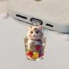 Cartoon Design Animal Dust Plug Pendant for Iphone/Android Phone Decoration