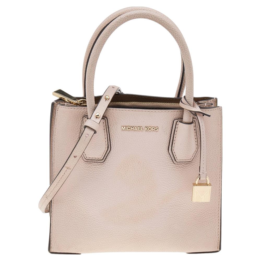 

Кожаная мини-тоут Mercer Blush Michael Kors розовый
